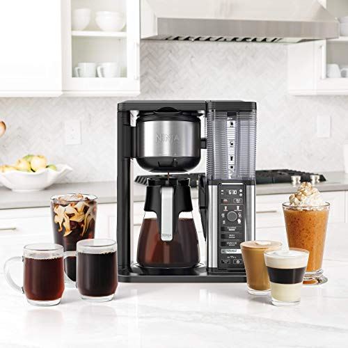 Ninja Specialty Fold-Away Frothier (CM401) Coffee Maker