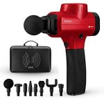 Handheld Percussion Massage Gun w/ 5 Speed & 8 Heads for Sore Muscle & Stiffness