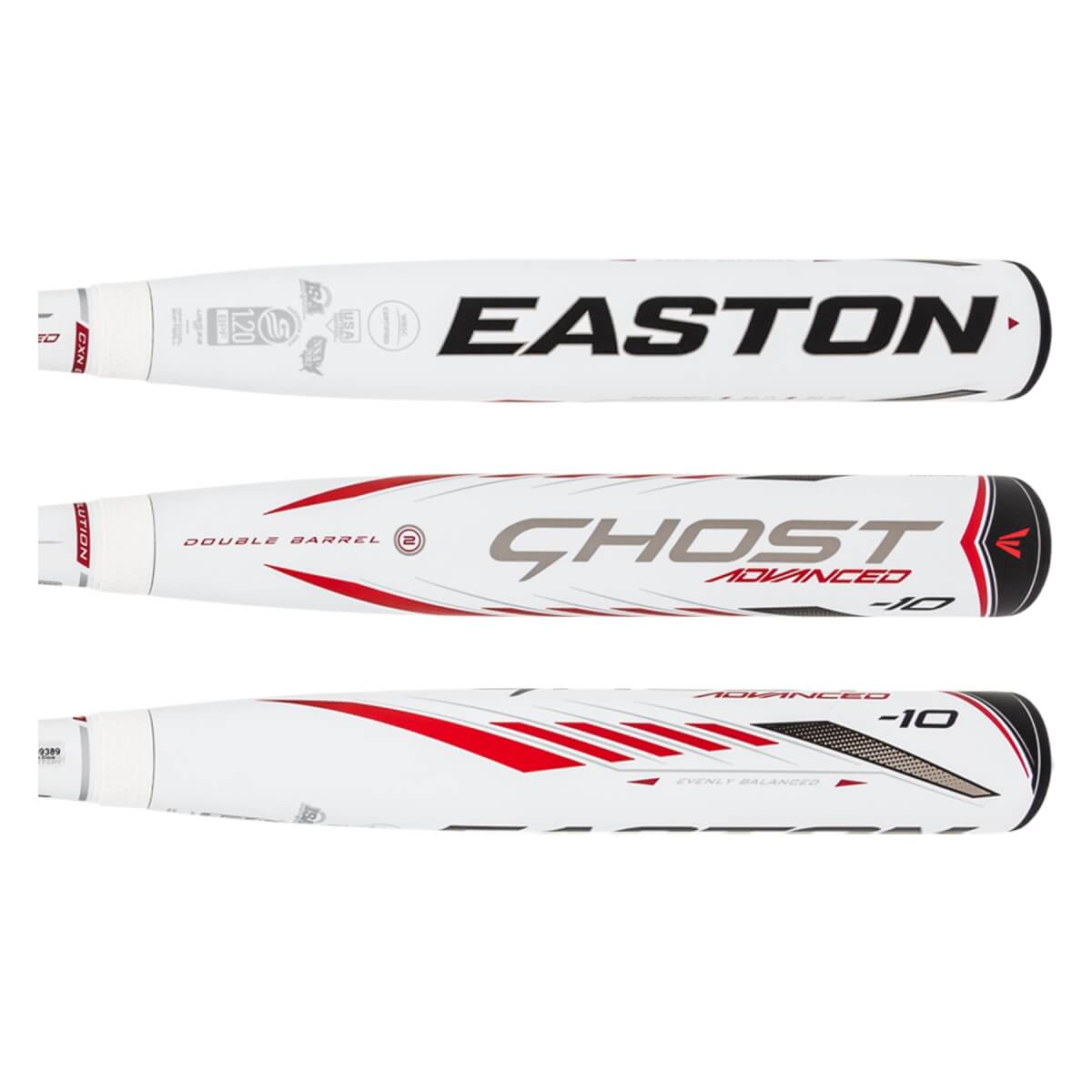 2022 Easton Ghost Advanced -10 Fastpitch Softball Bat: FP22GHAD10