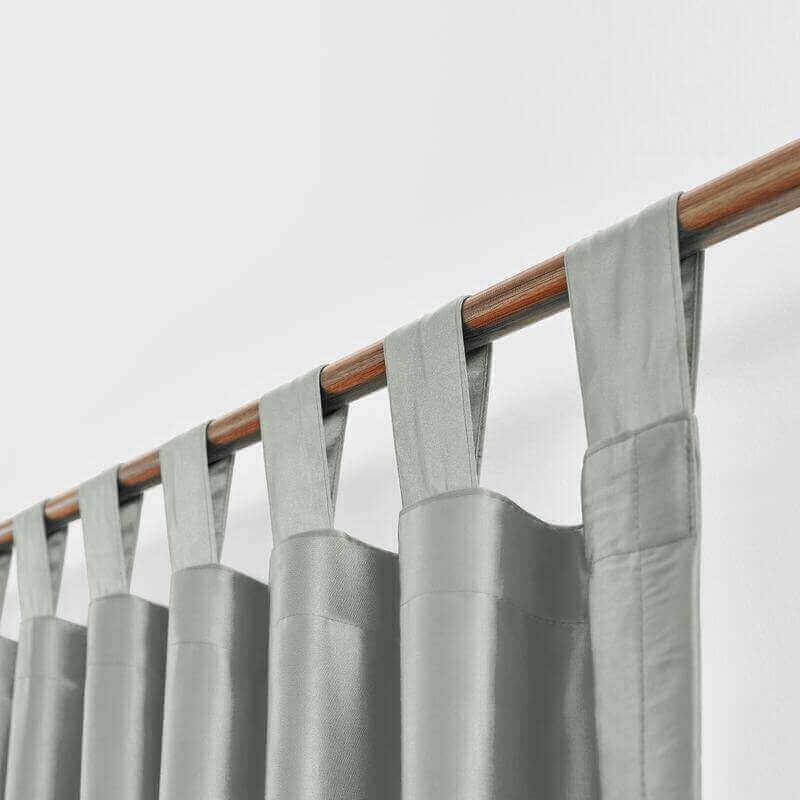 CUSTOM Lao Hang Zhou Light Grey Polyester Cotton Thermal Insulated Curtain