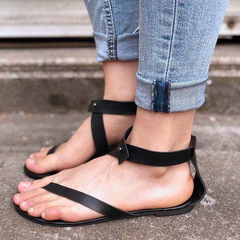 Sandals Flip Flops Ankle Wrap Shoes