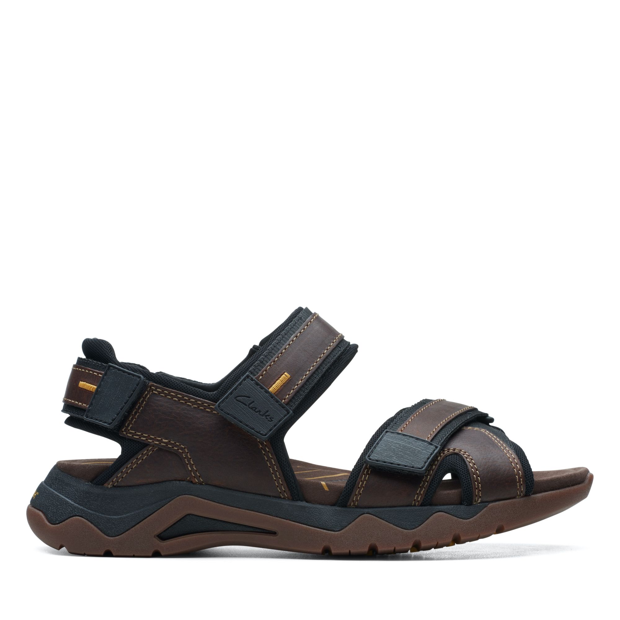 Men Sandals Wave2.0 Jaunt Dark Tan Lea