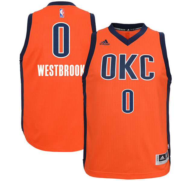 Few Left! Zoom Russell Westbrook Oklahoma City Thunder adidas Youth Alternate 2014-2015 Swingman Jersey - Orange 1 Russell Westbrook Oklahoma City Thunder adidas Youth Alternate 2014-2015 Swingman Jersey - Orange 2 Russell Westbrook Oklahoma City Thu