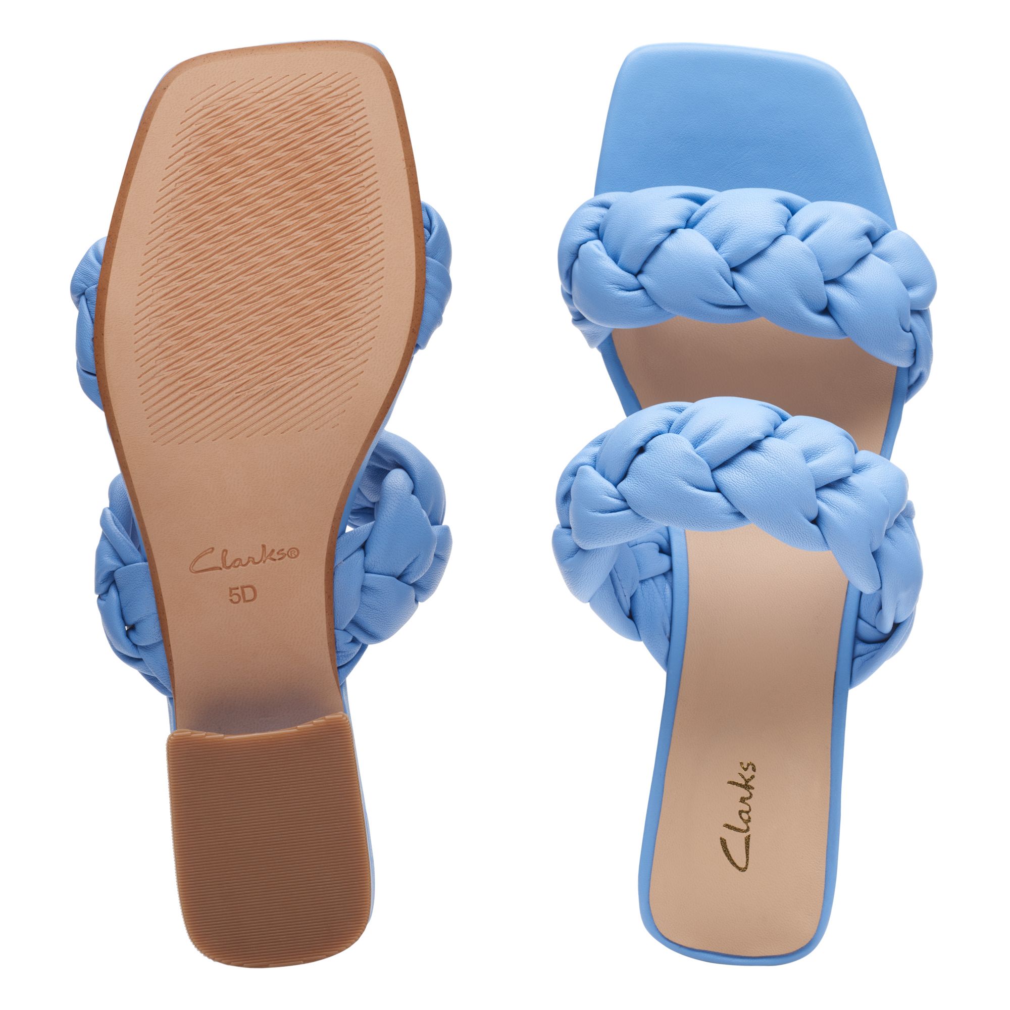 Women Sandals Seren25 Braid Blue Leather