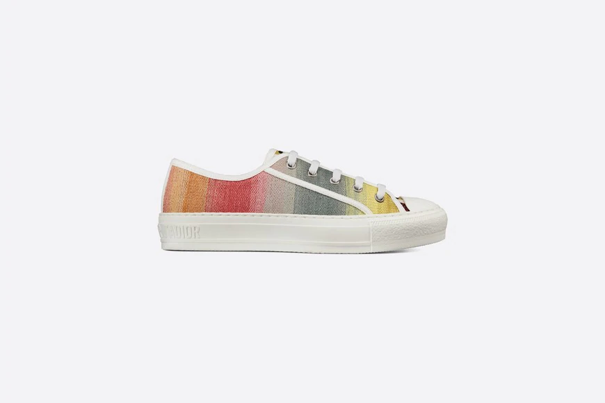 Walk'n'Dior Sneaker Multicolor Gradient Embroidered Cotton