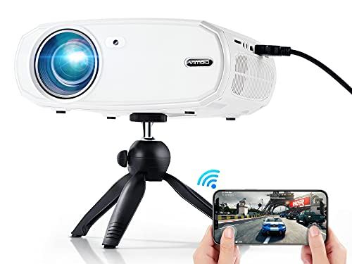 9800LUX Native 1080P WiFi Video Projector for TV Stick, Video Games, HDMI /USB