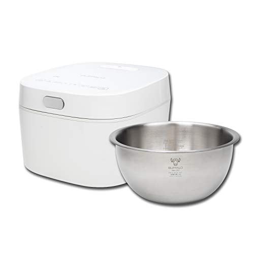 Rice Cooker and Warmer, 1 L, 5 cups of rice, Non-Coating inner pot, Efficient