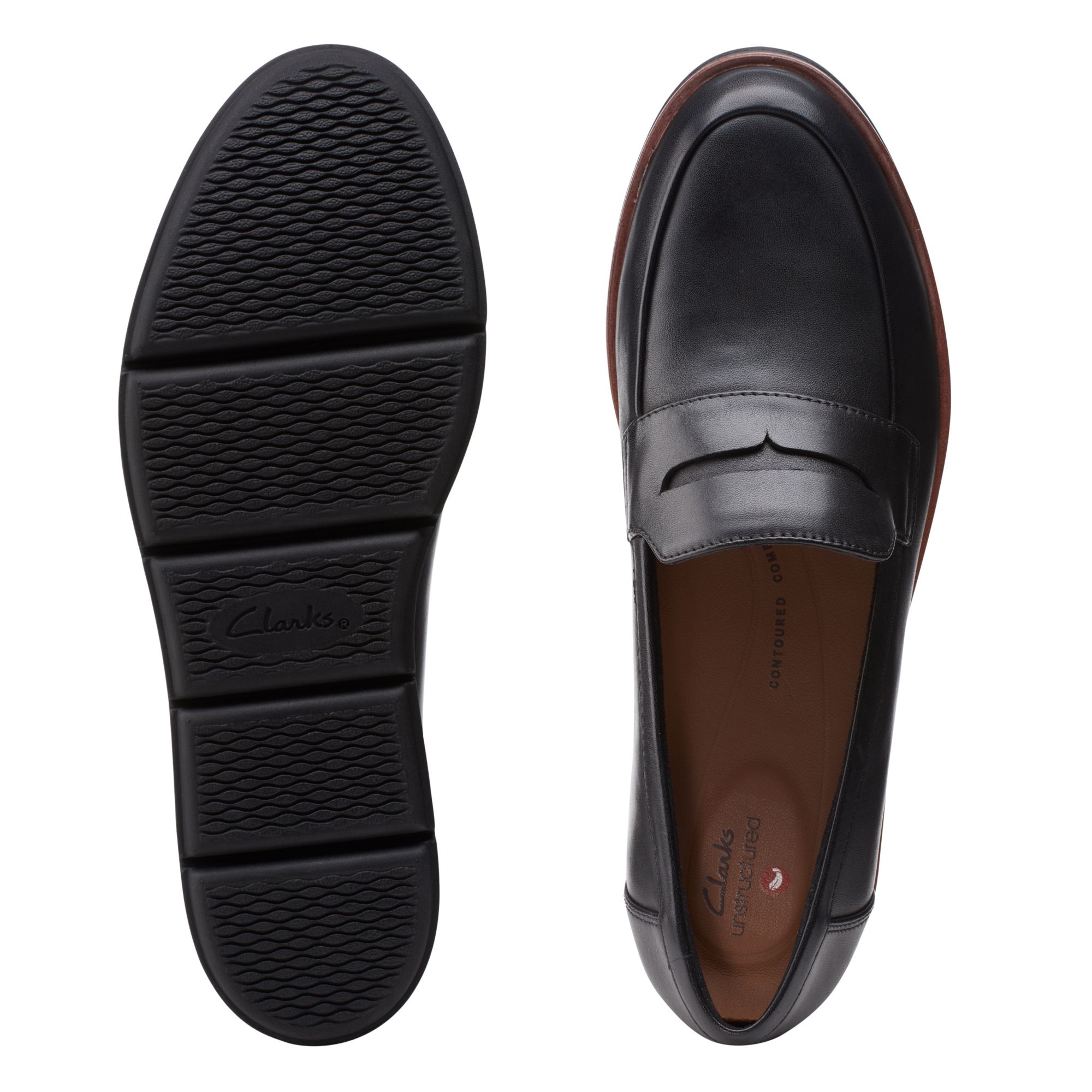 Women Shaylin Step Black Leather