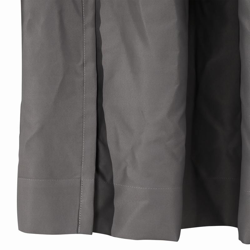 Layered Curtain Mix & Match Elegance White Crushed Voile x Blackout Curtain Grommet Panel ELI