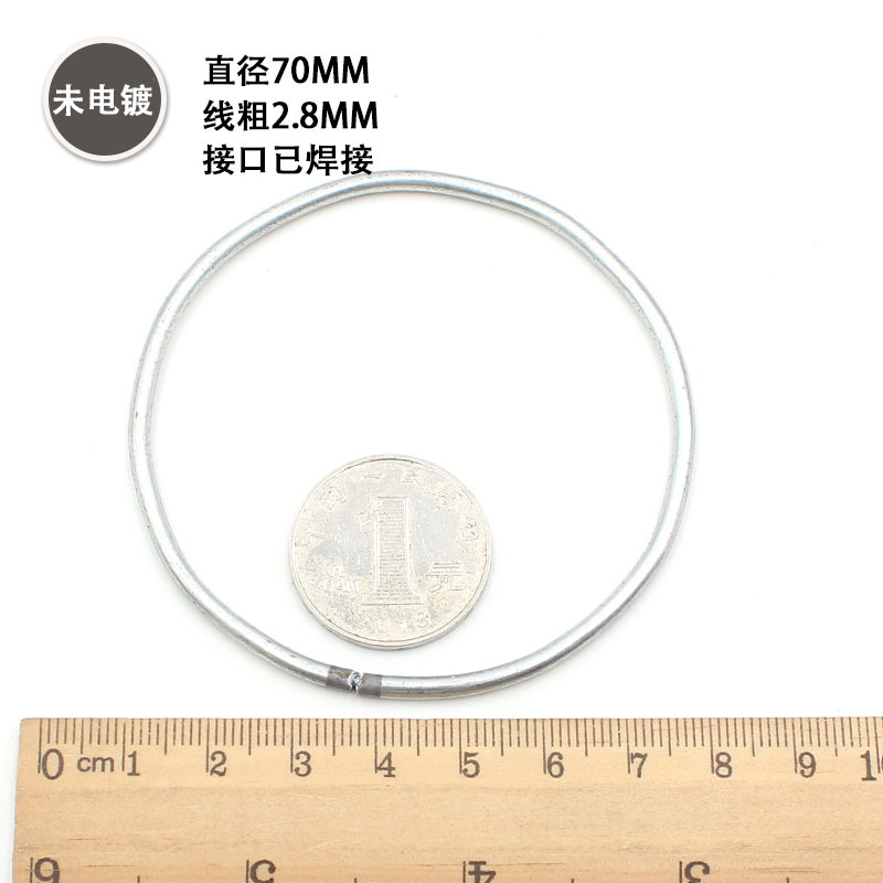 厂家直销批发多规格捕梦网铁圈铁环焊接圆环金属圈大量现货15mm-1