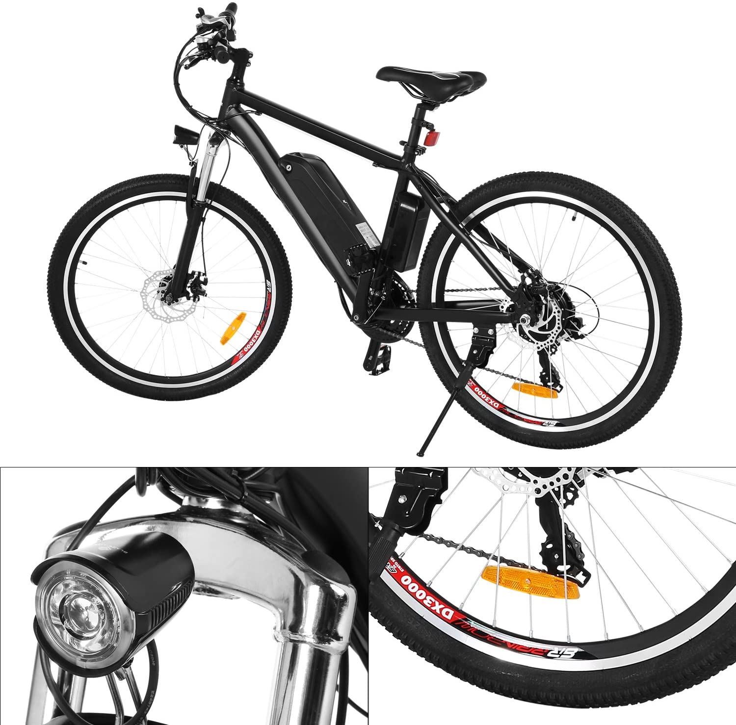 Kemanner 26 inch Electric Mountain Bike 21 Speed