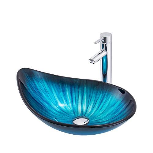 Sink Water Drop Artistic Vessel Sink Vanity Counter Top Installation Bathroom