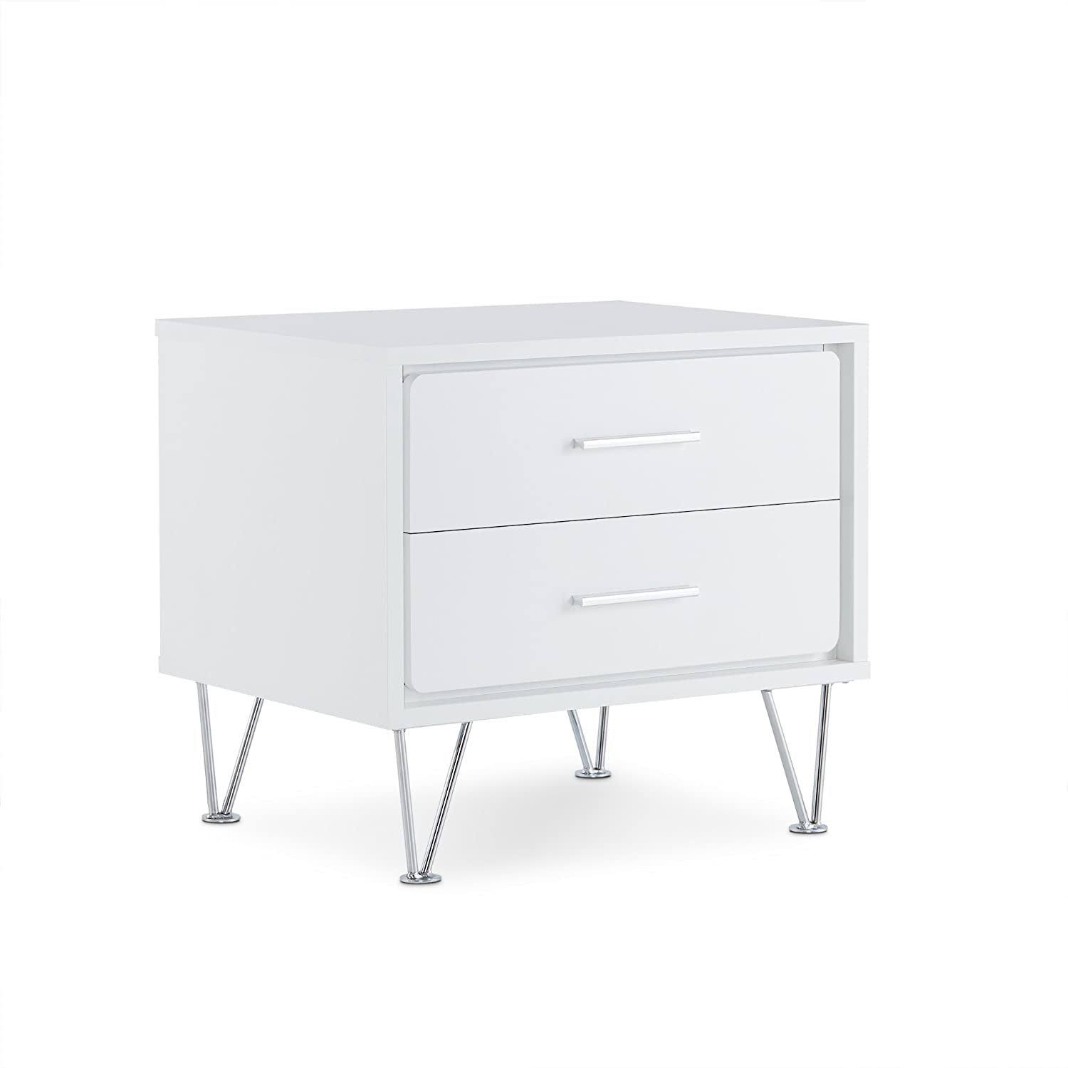 Moda Deoss Night Table in White