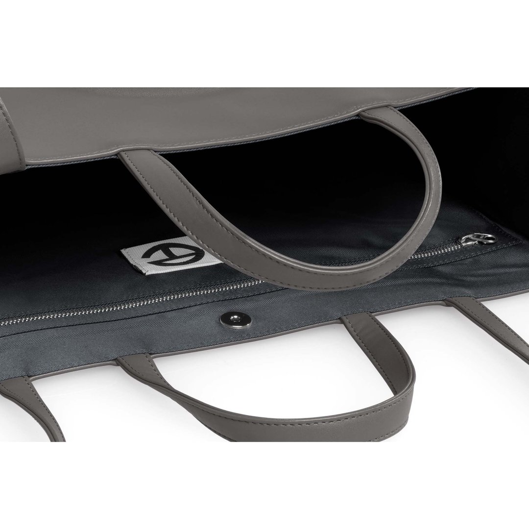 Large Grey Shopping Bag