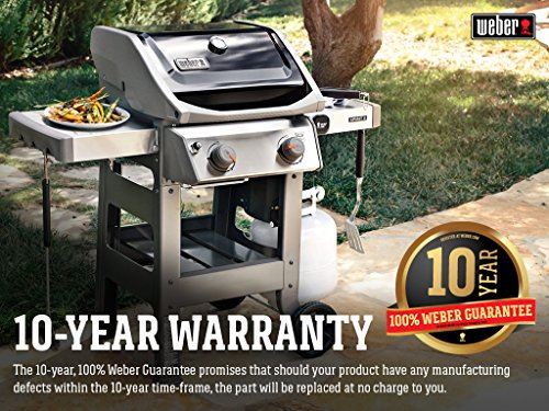 Weber Spirit II E-210 2-Burner Liquid Propane Grill, Black