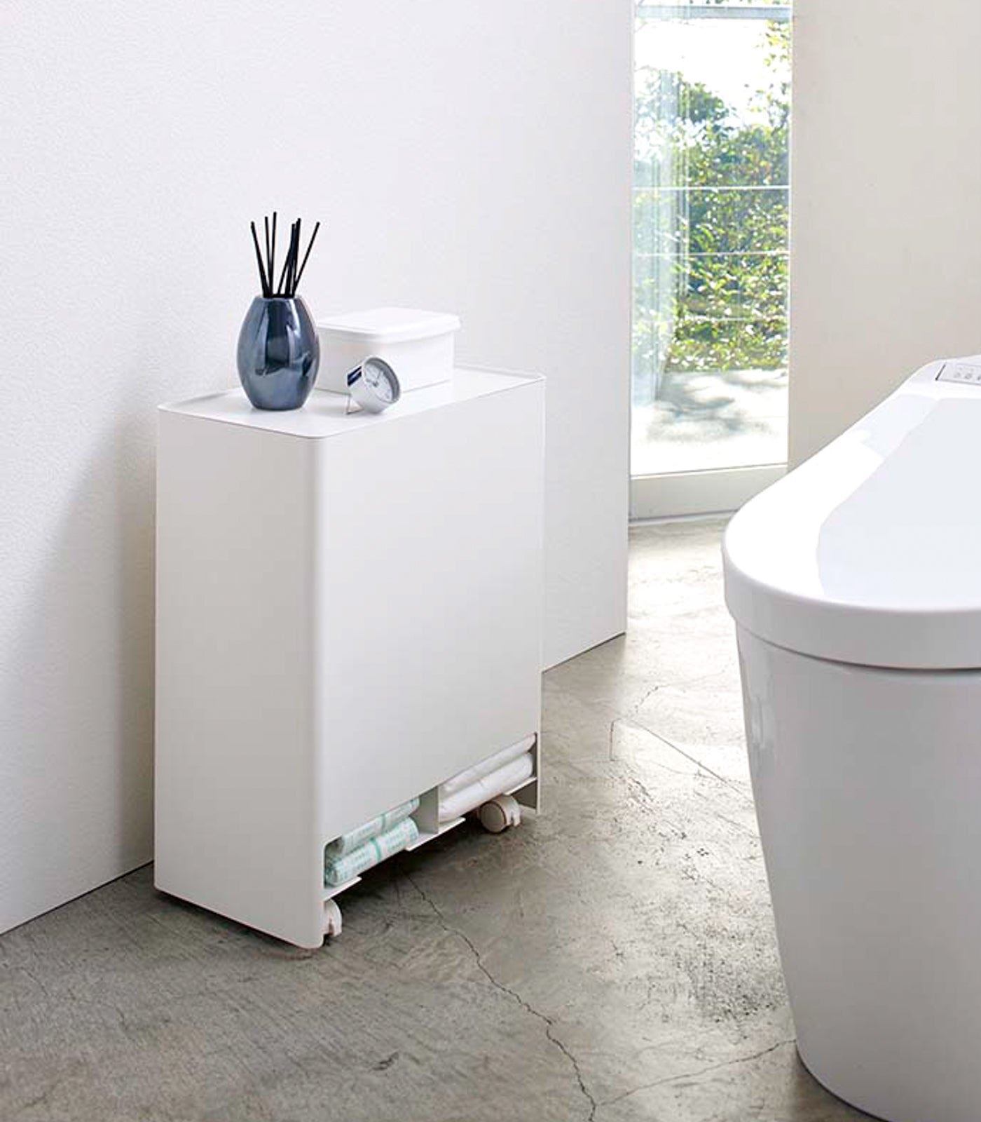 Rolling Diaper Stacker – Steel