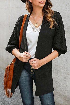 Shawl Collar Long Sleeve Holiday Outerwear