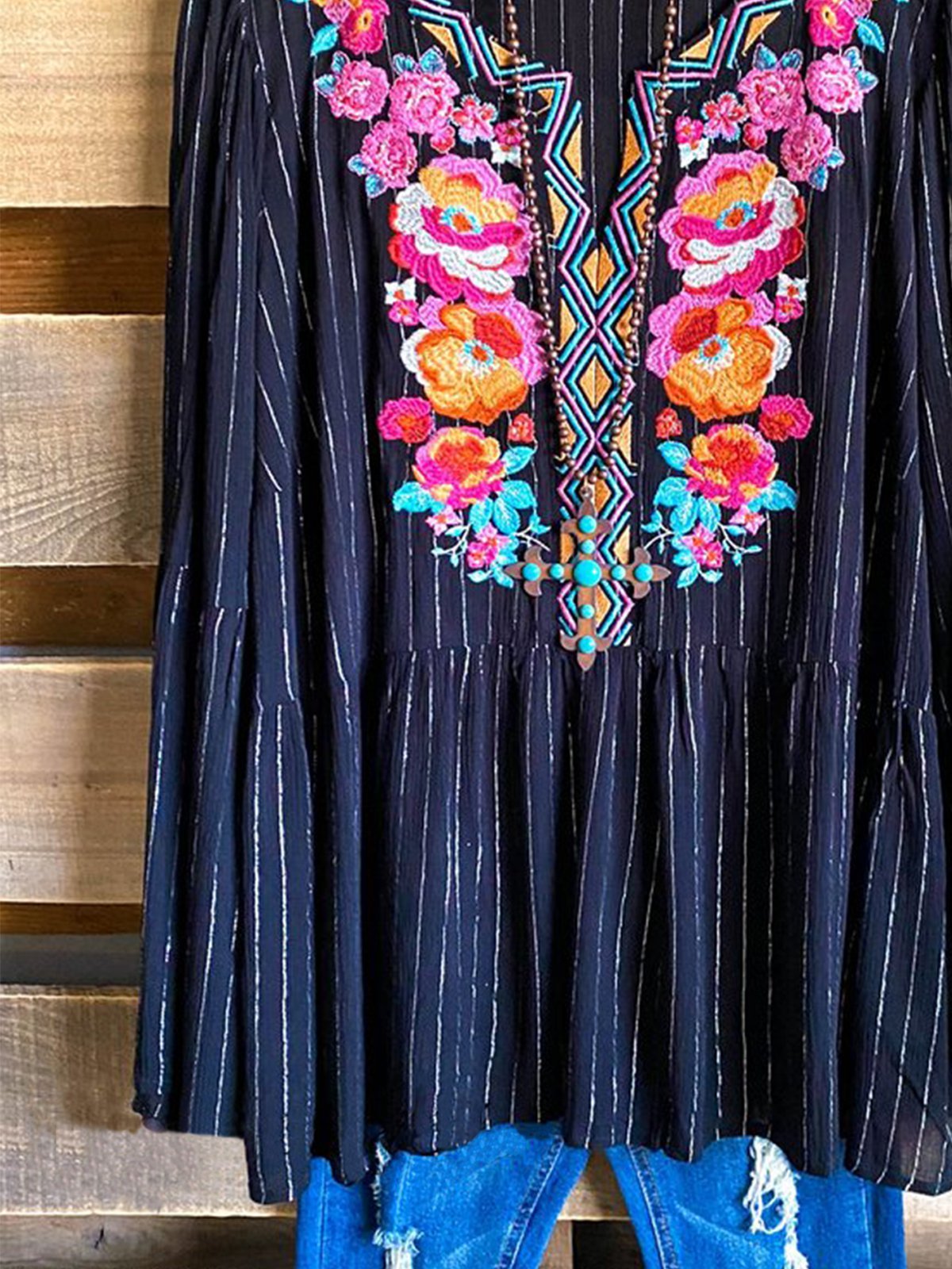 V Neck Shirts & Tops