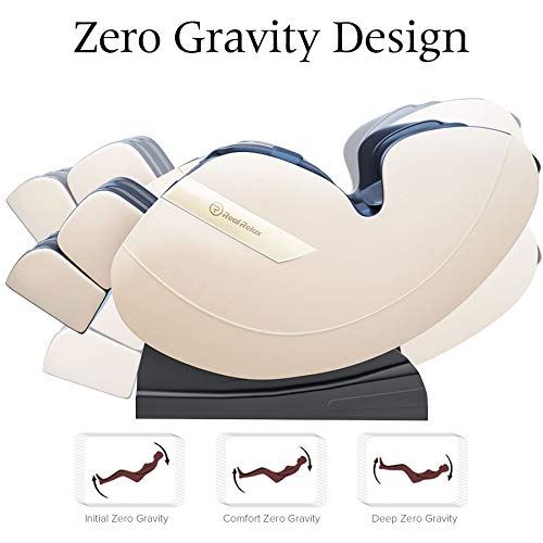 Full Body Zero Gravity Shiatsu Recliner Massage Chair w/ Bluetooth, Heat & Foot Roller