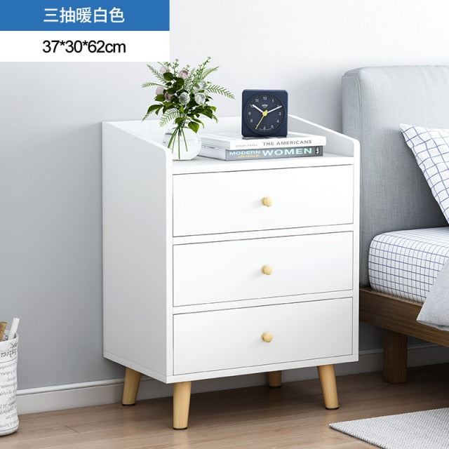 Living Room Furniture Bedside Table Simple Modern Small Apartment Hotel Drawer Nightstand