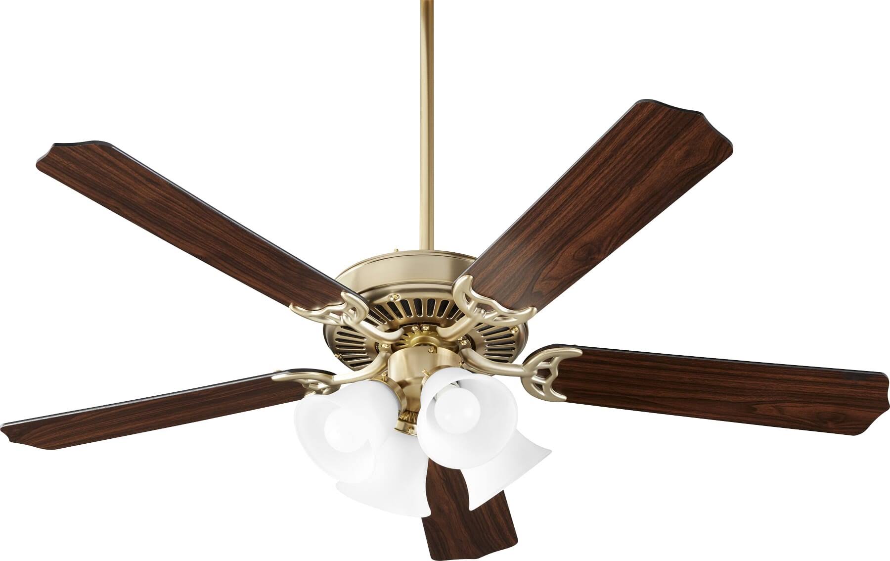 Quorum Lighting-7525-080-Capri IX - 52 inch Ceiling Fan with Light