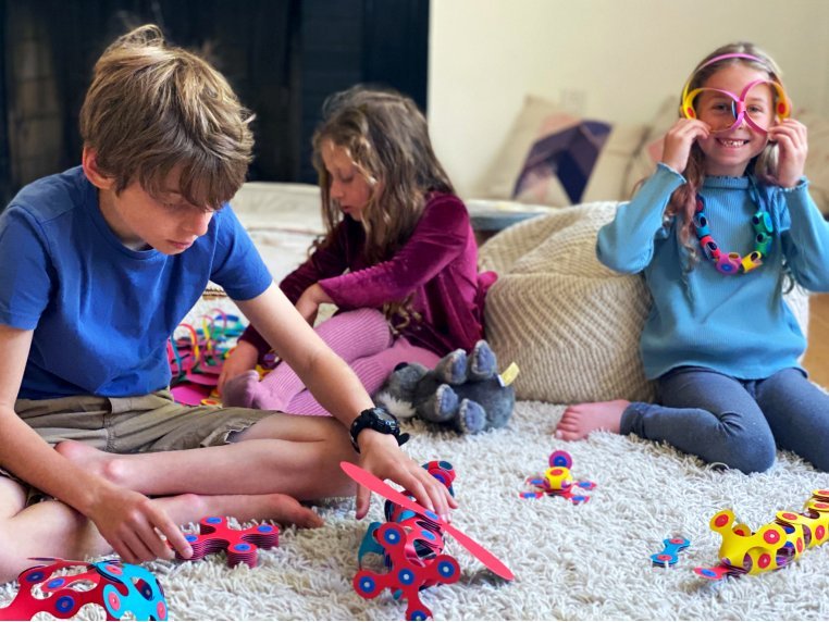 Rainbow Modular Magnetic Building Set