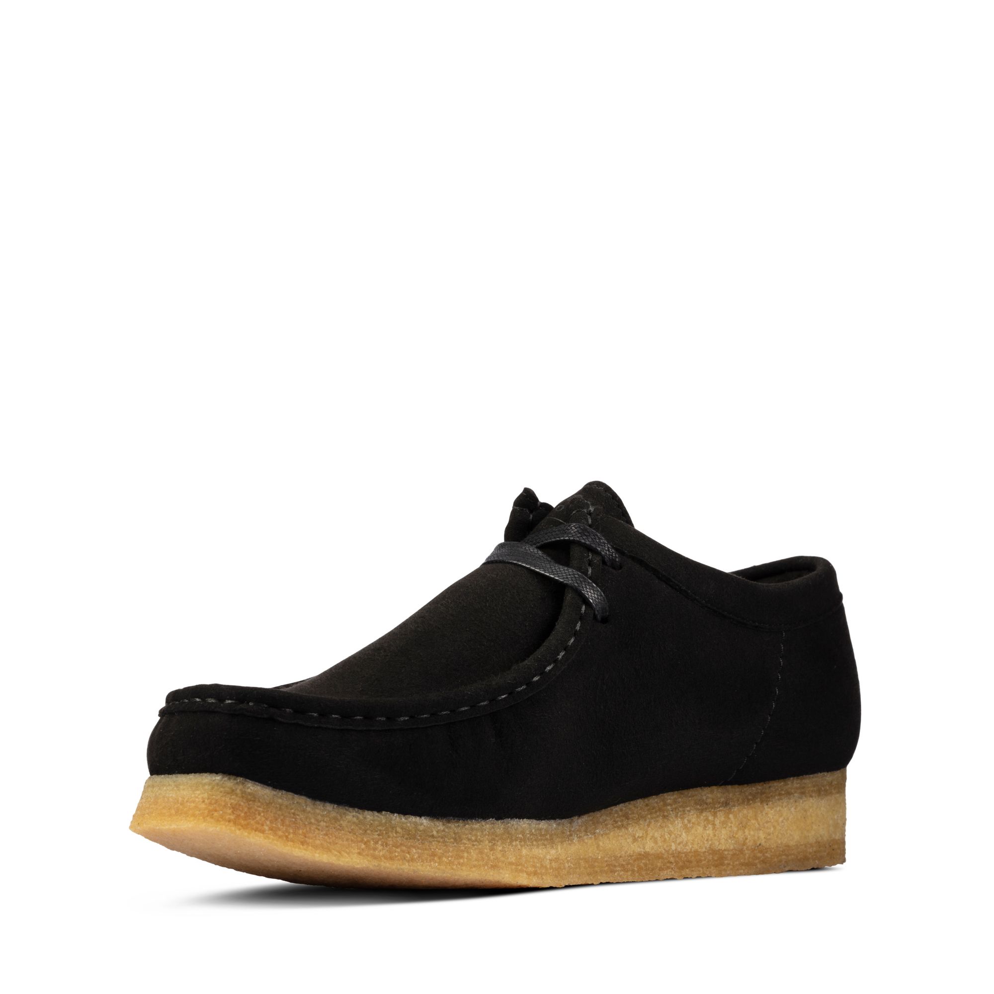 Men  Wallabee Black Vegan