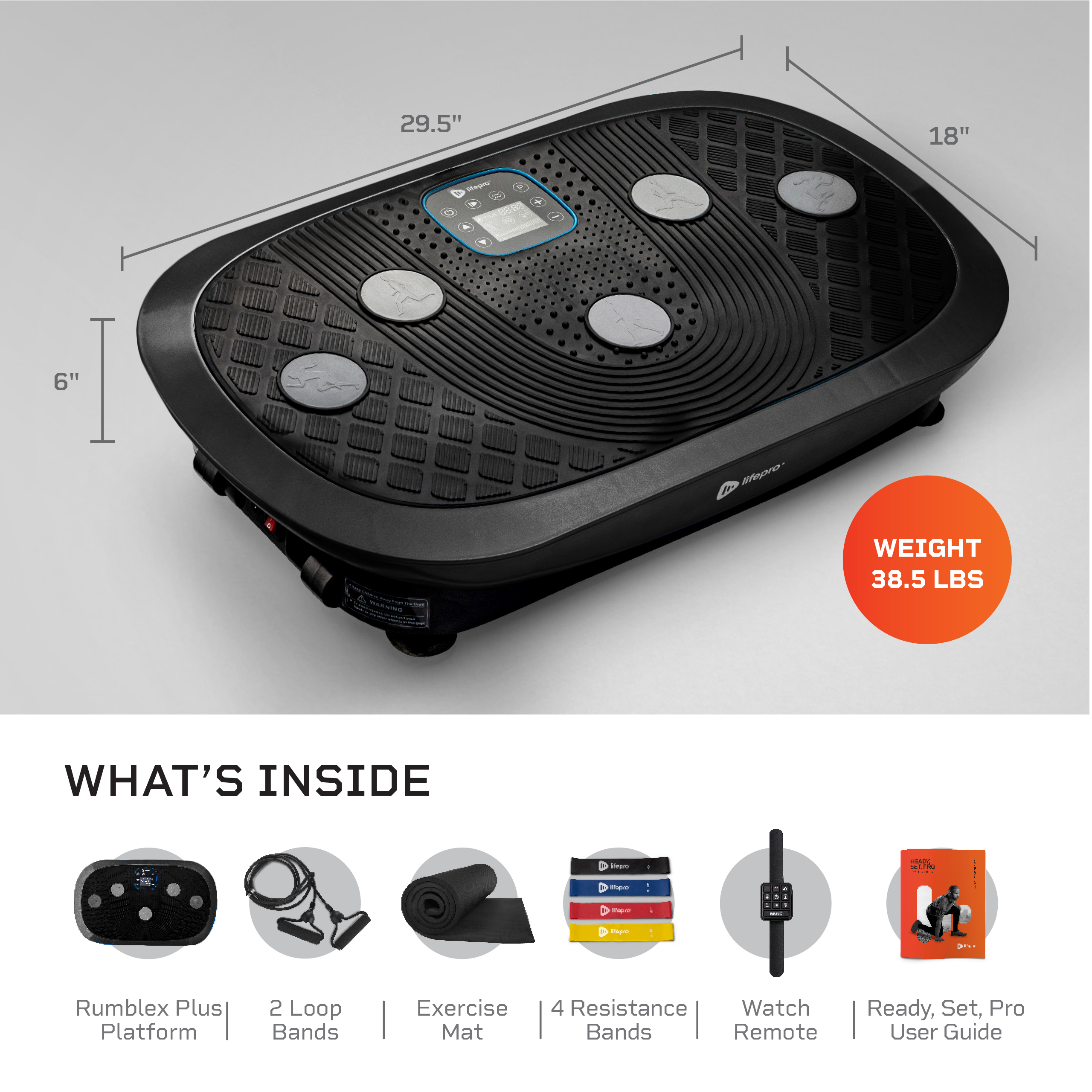 Rumblex Plus 4D Vibration Plate