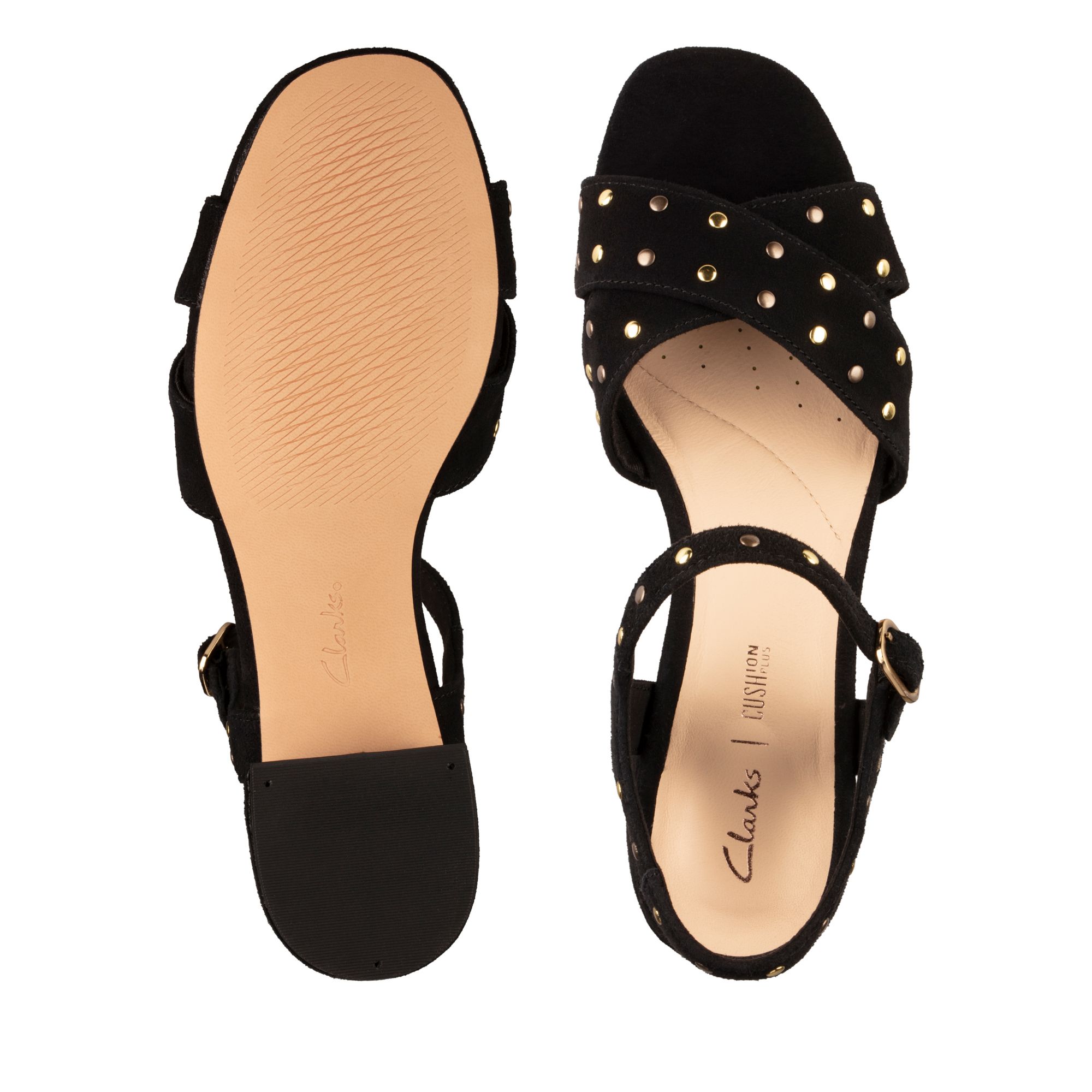 Women Sandals Sheer 35 Strap Black Sde