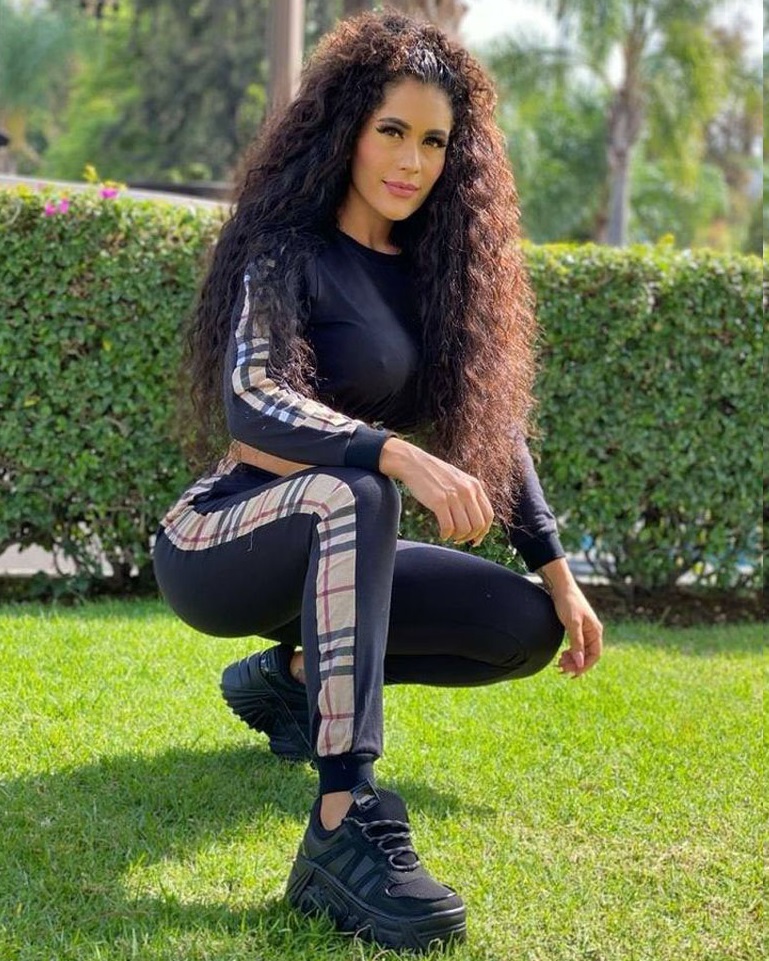 Autumn Casual Print Crop Top and Pants Set1