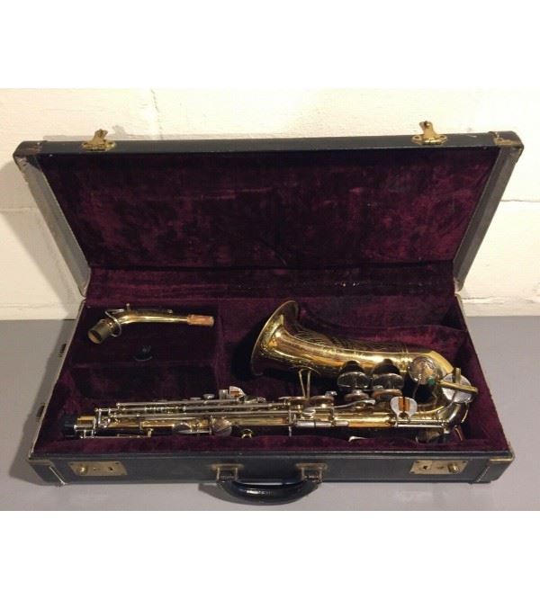 1955 Buescher “Aristocrat” Alto Saxophone w/ Case.