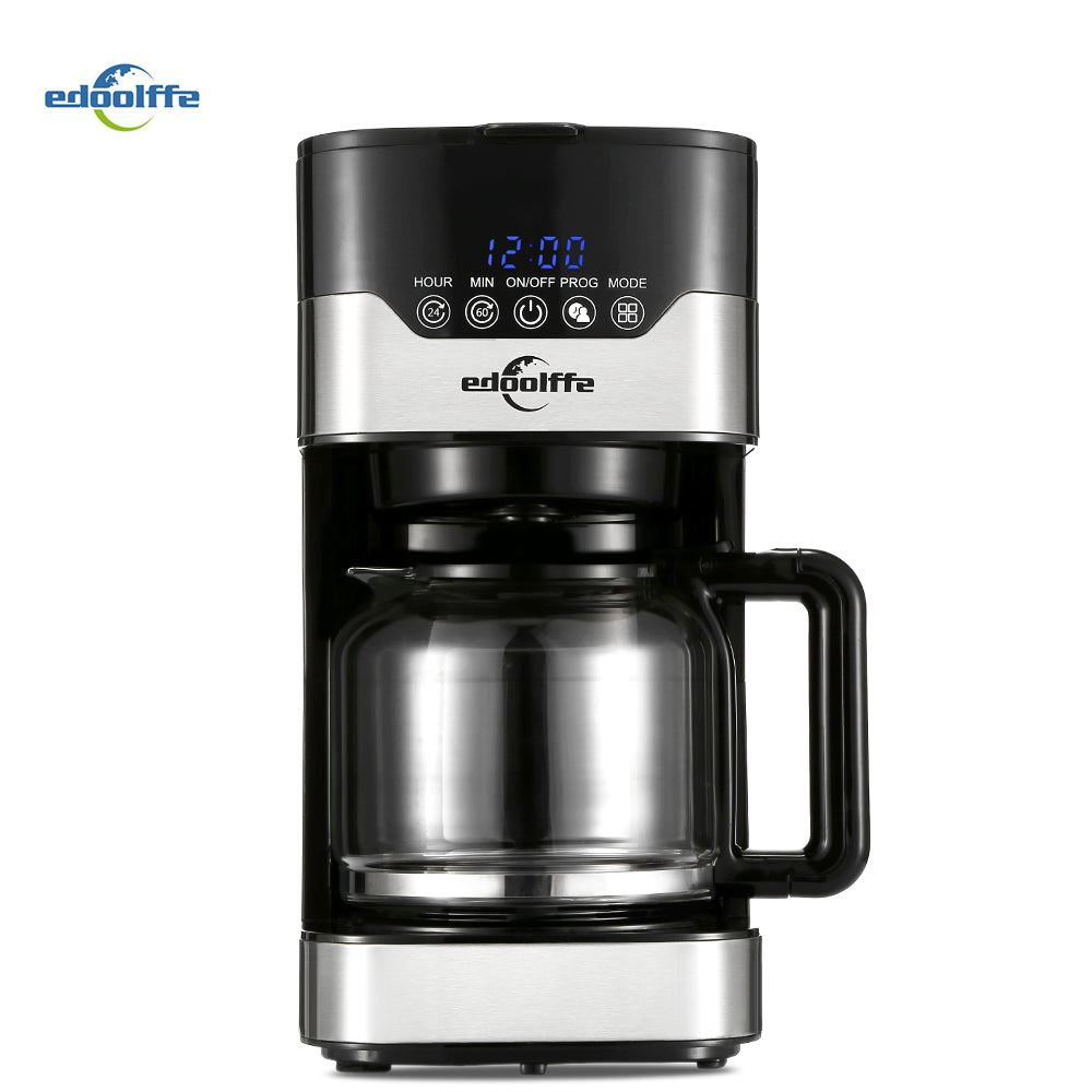 Smart Programmable Drip Coffee Machine with Glass Pot
