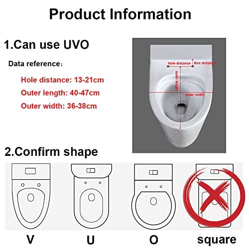 Thicken Toilet Seat, Slow Close Toilet Seat, Premium Hinge Easy Install
