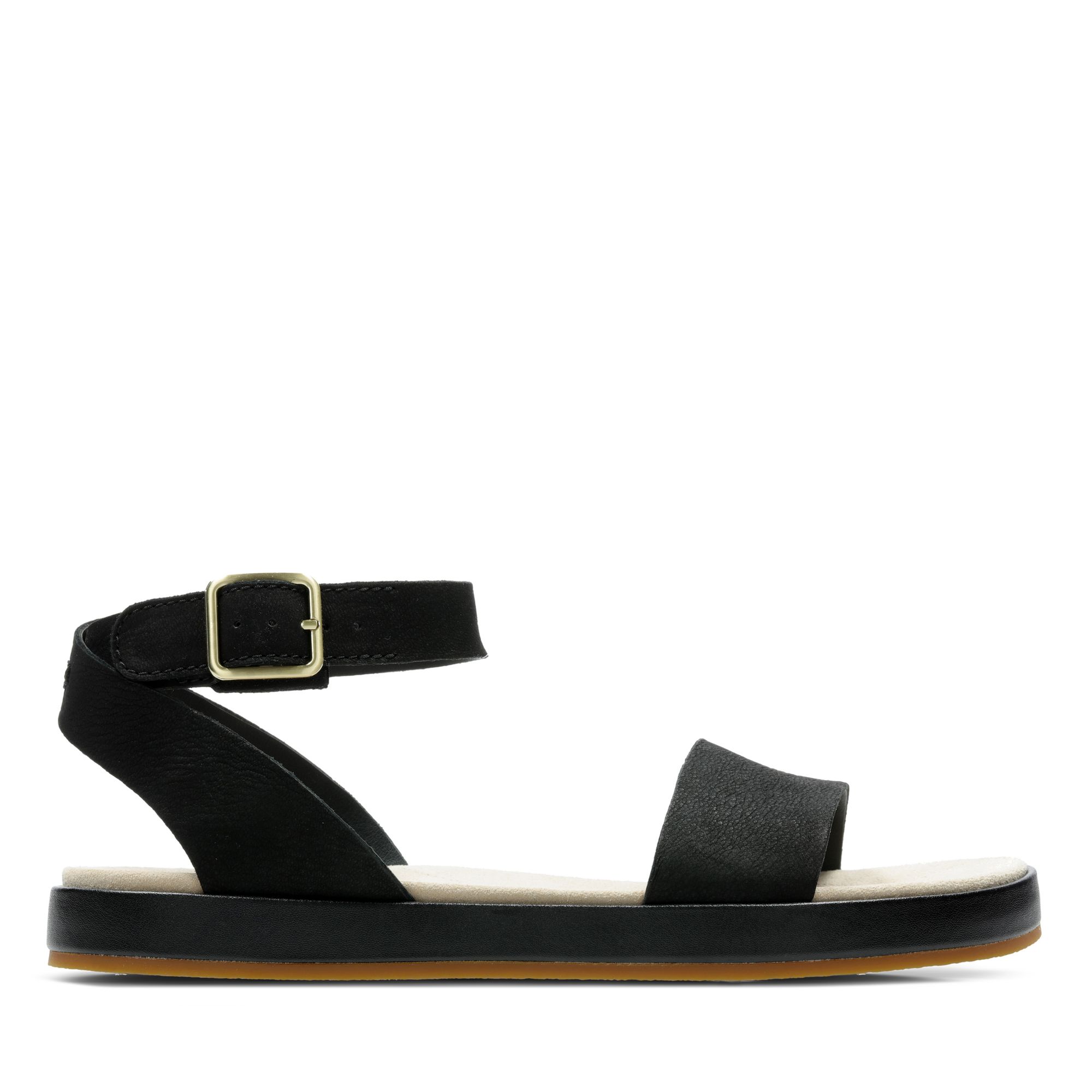 Women Sandals Botanic Ivy Black Nubuck