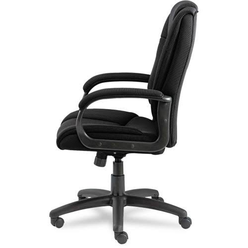 Alera Logan Series Black Mesh High-Back Swivel/Tilt Chair