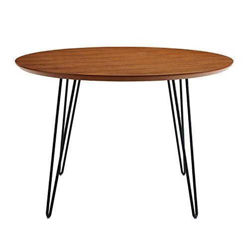 Dining Table Dining Room Kitchen Table Set Dining Chairs Set, 46 Inch, Walnut