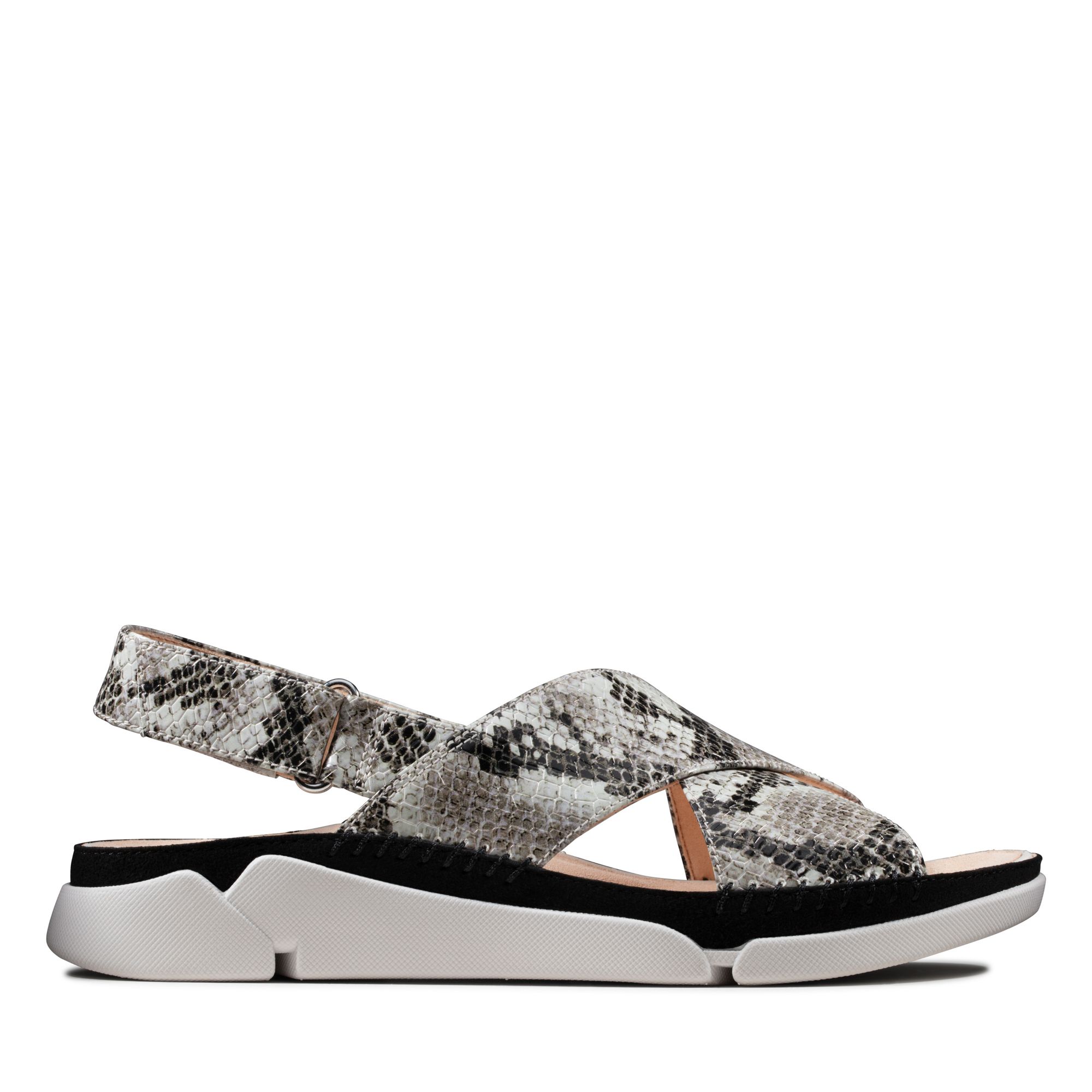 Women Sandals Tri Alexia Grey Snake