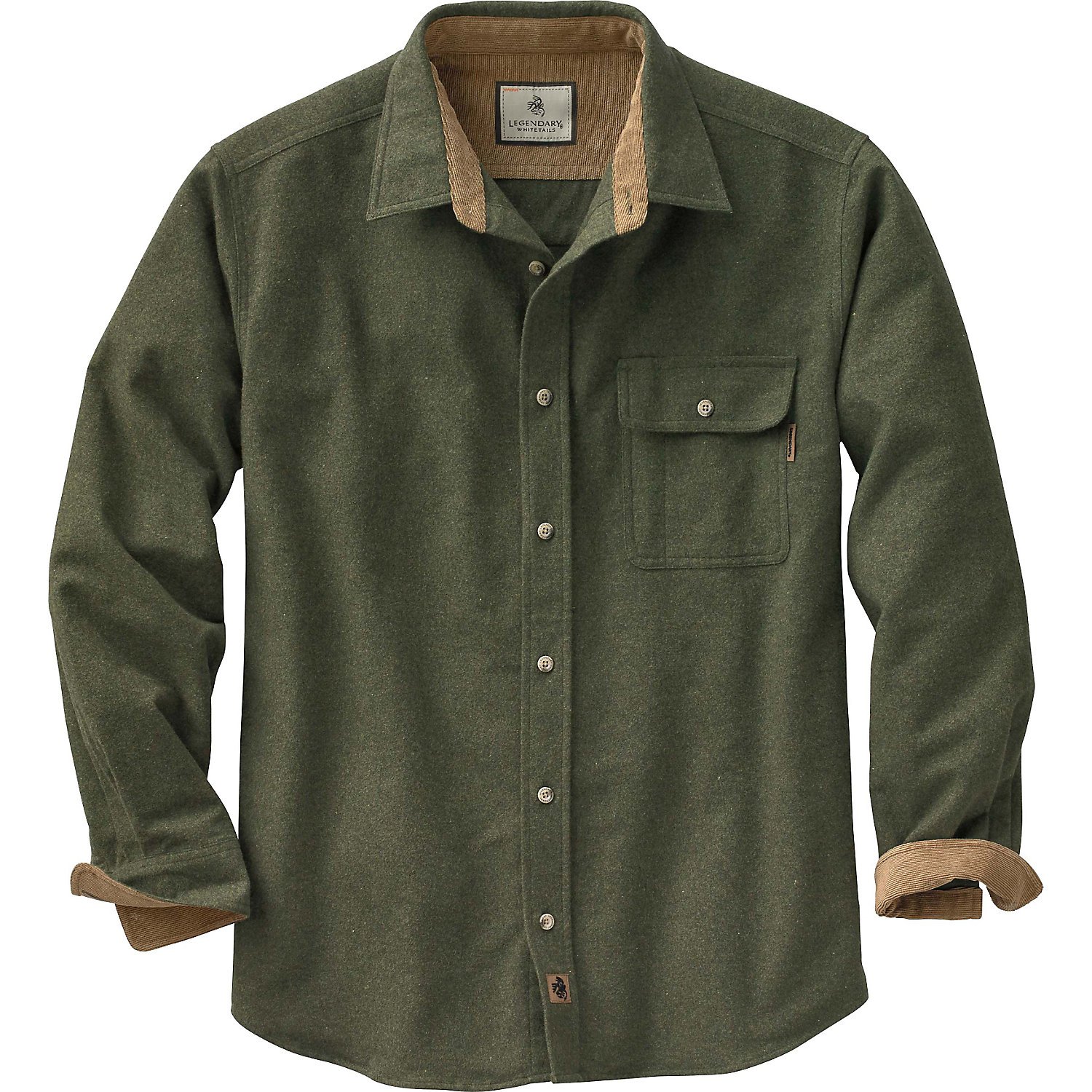Legendary Whitetails Men's Buck Camp Flannel Shirt