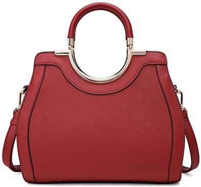 LJOSEIND Women��s Handbags Designer Purses Satchel, 02black