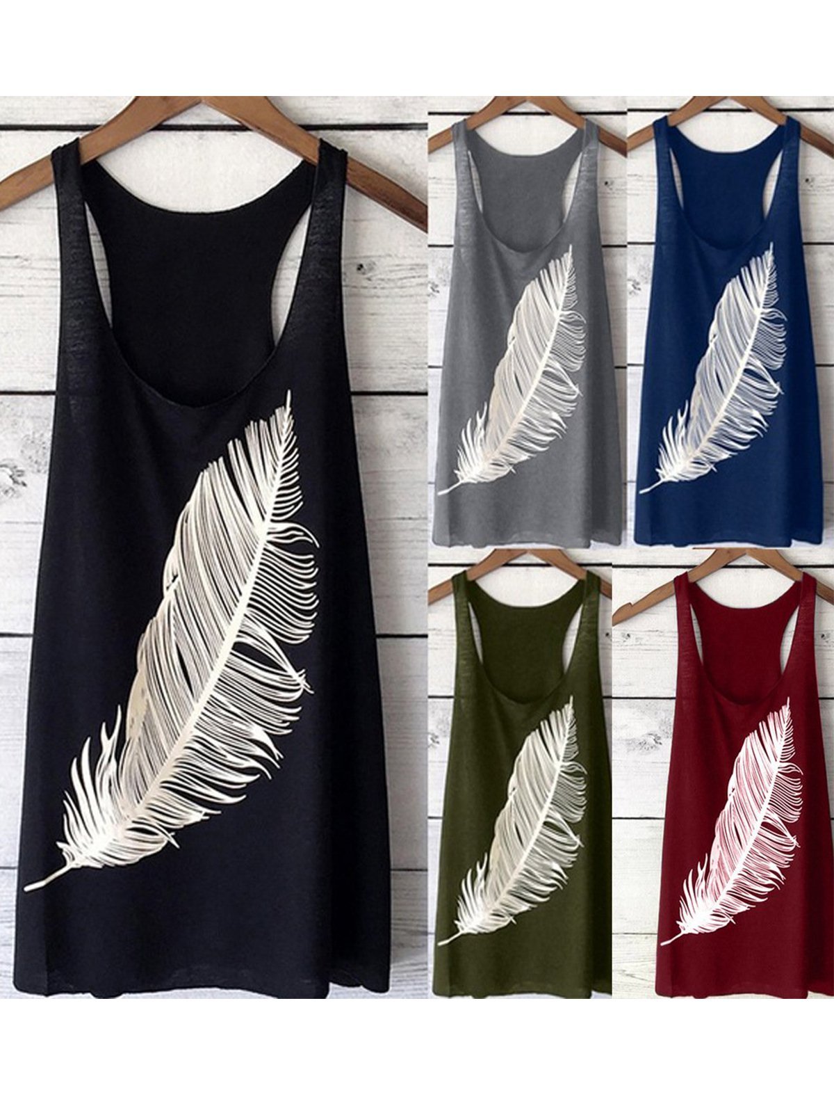 Cotton Casual Sleeveless Shirts & Tops