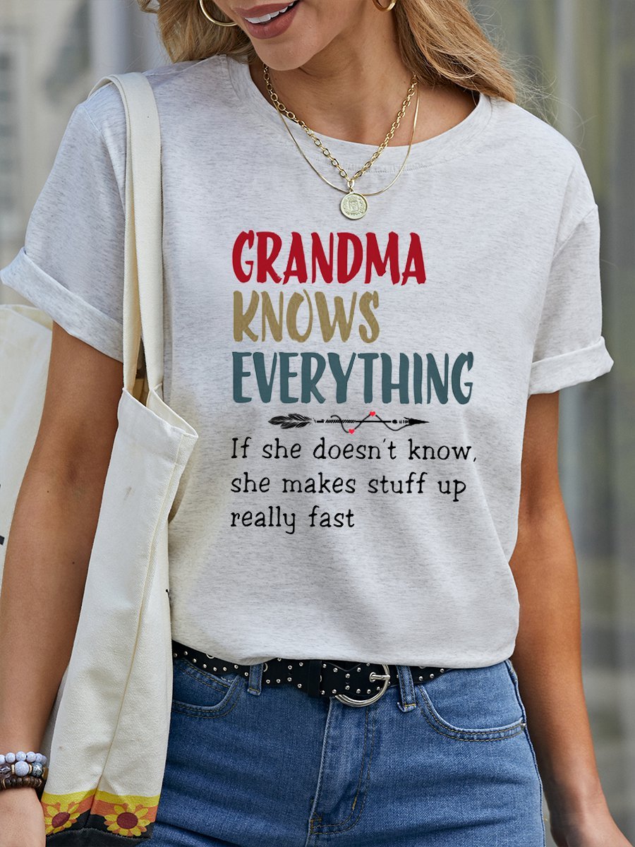 Grandma Knows Everything Women