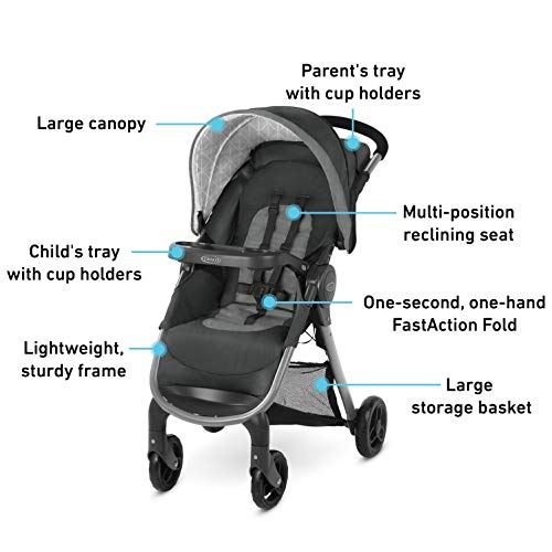 SE Travel System Includes Quick Folding Stroller
