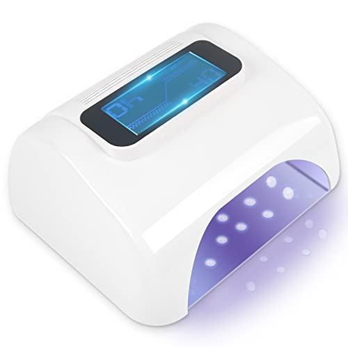 Premium Light Beads, Nail Lamp with 4 Timer and LED Display, for Salon
