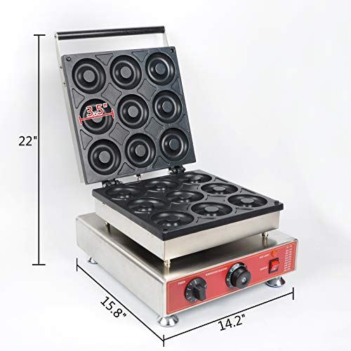 Donut Maker Donut Backer 9 Pieces Electric Doughnut Maker Machine