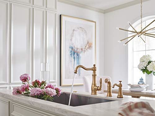 Traditional Deck Mounted Kitchen Soap Dispenser with Above the Sink