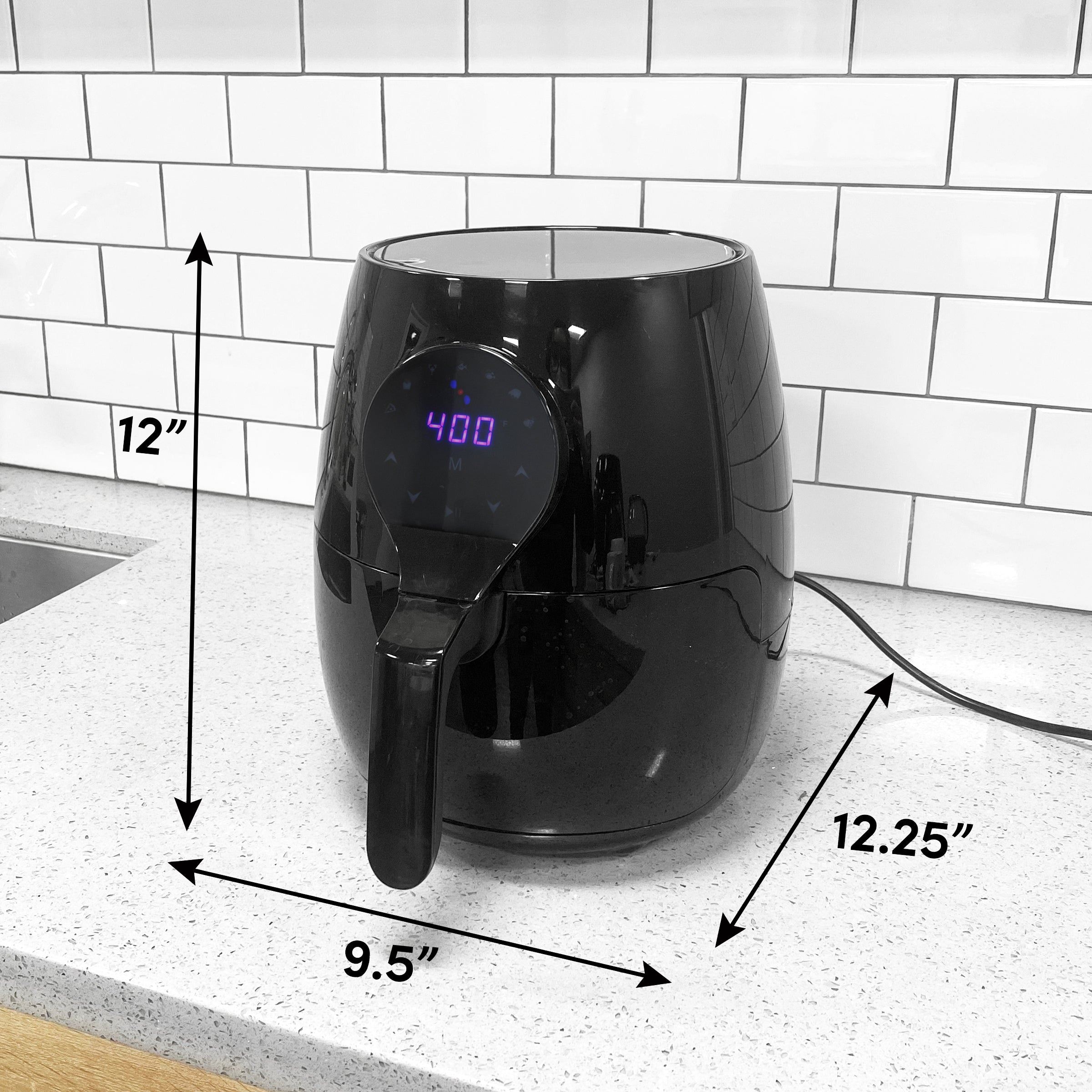 5.3 Qt. Programmable Digital Air Fryer Oil-Less Healthy Cooker