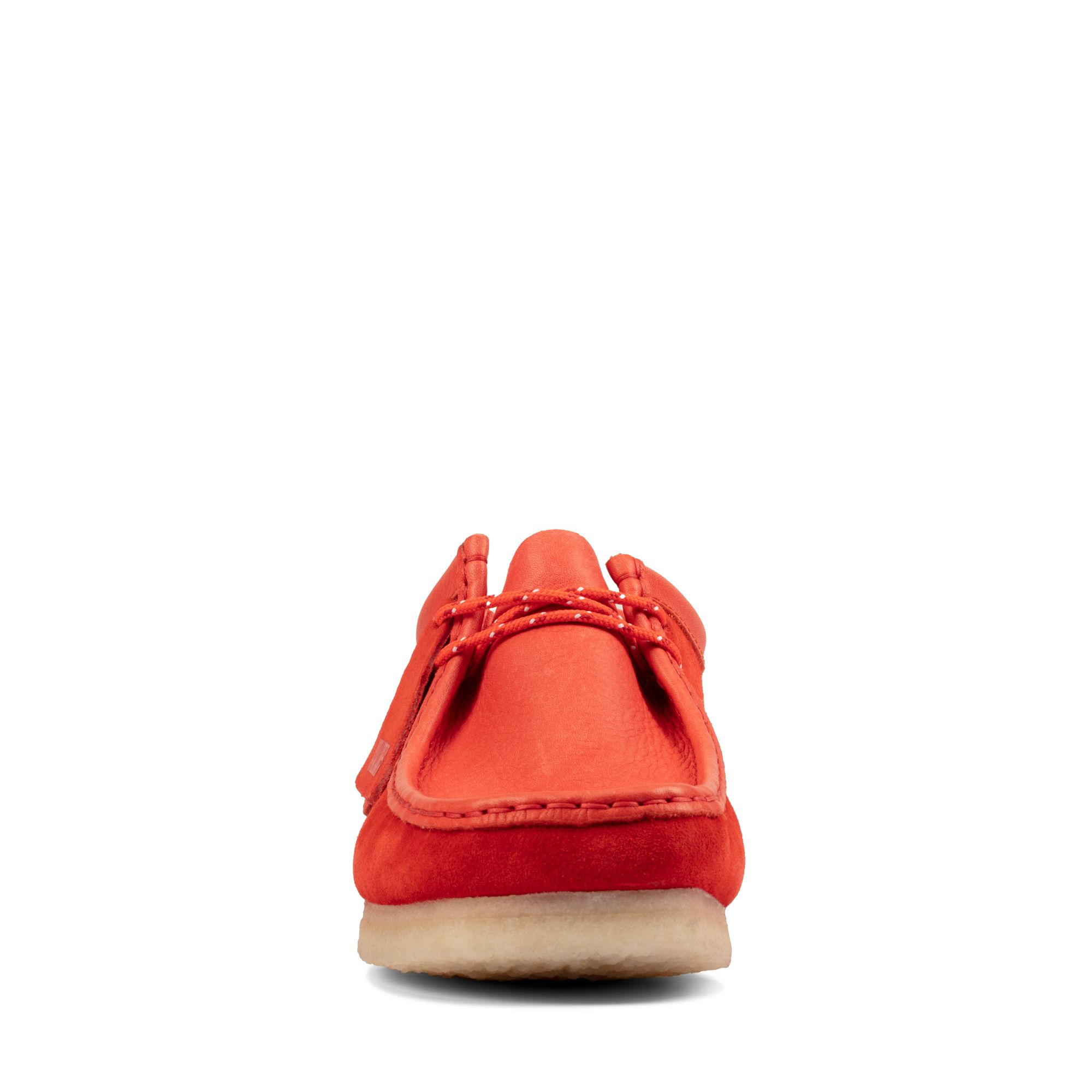 Women Wallabee Red Combi Suede