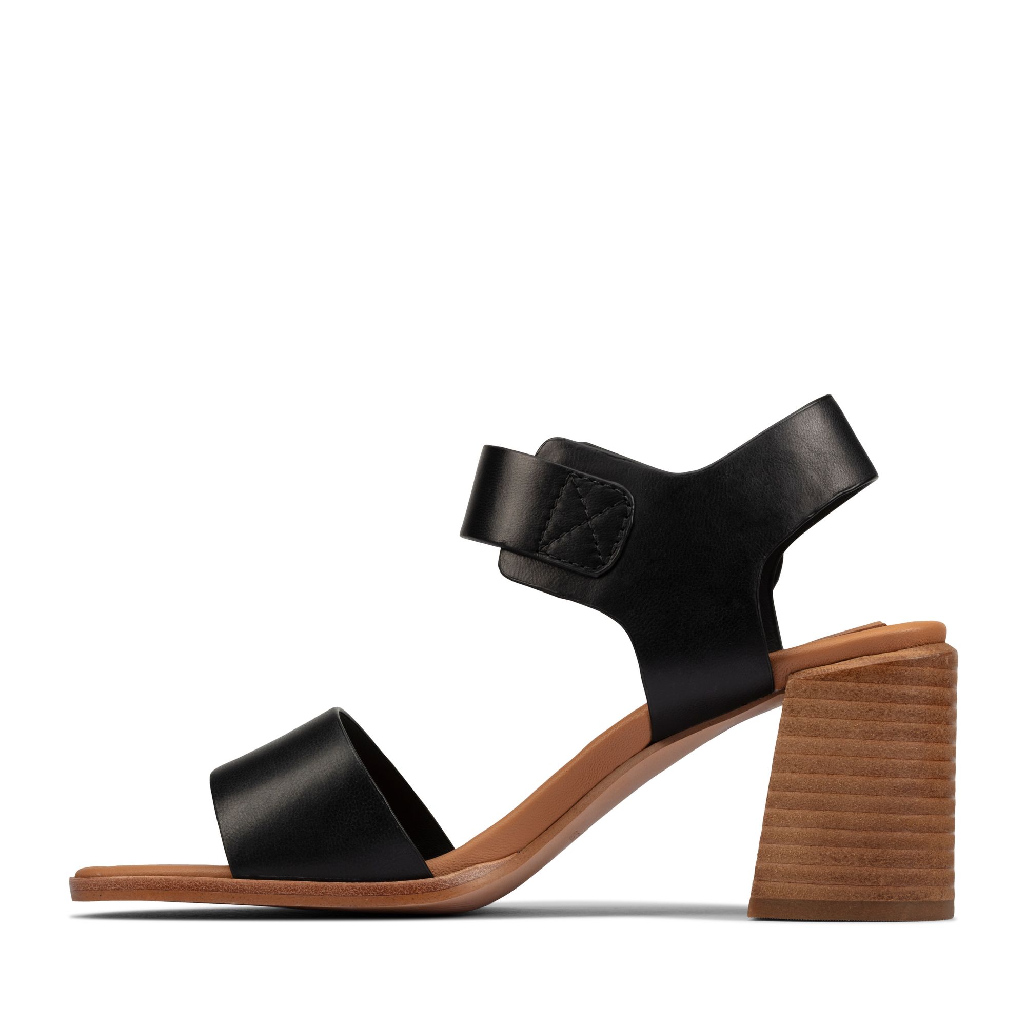 Women Sandals Landra 70 Strap Black Leather