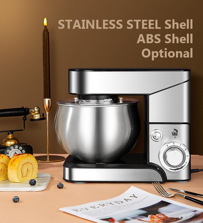 Stand Electric Food Mixer Chef Machine Stainless Steel 5L Bowl Cream Blender