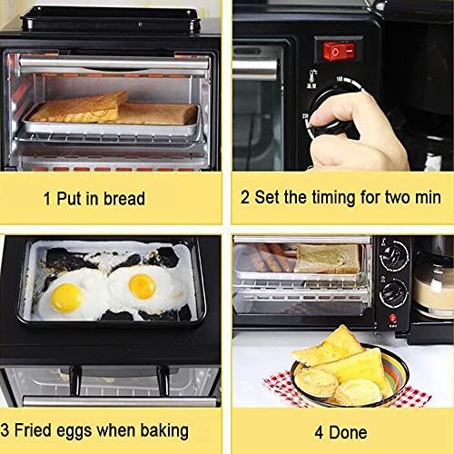 3-in-1 Breakfast Center Station, Multi-Function Toaster, 5.5��� Griddle